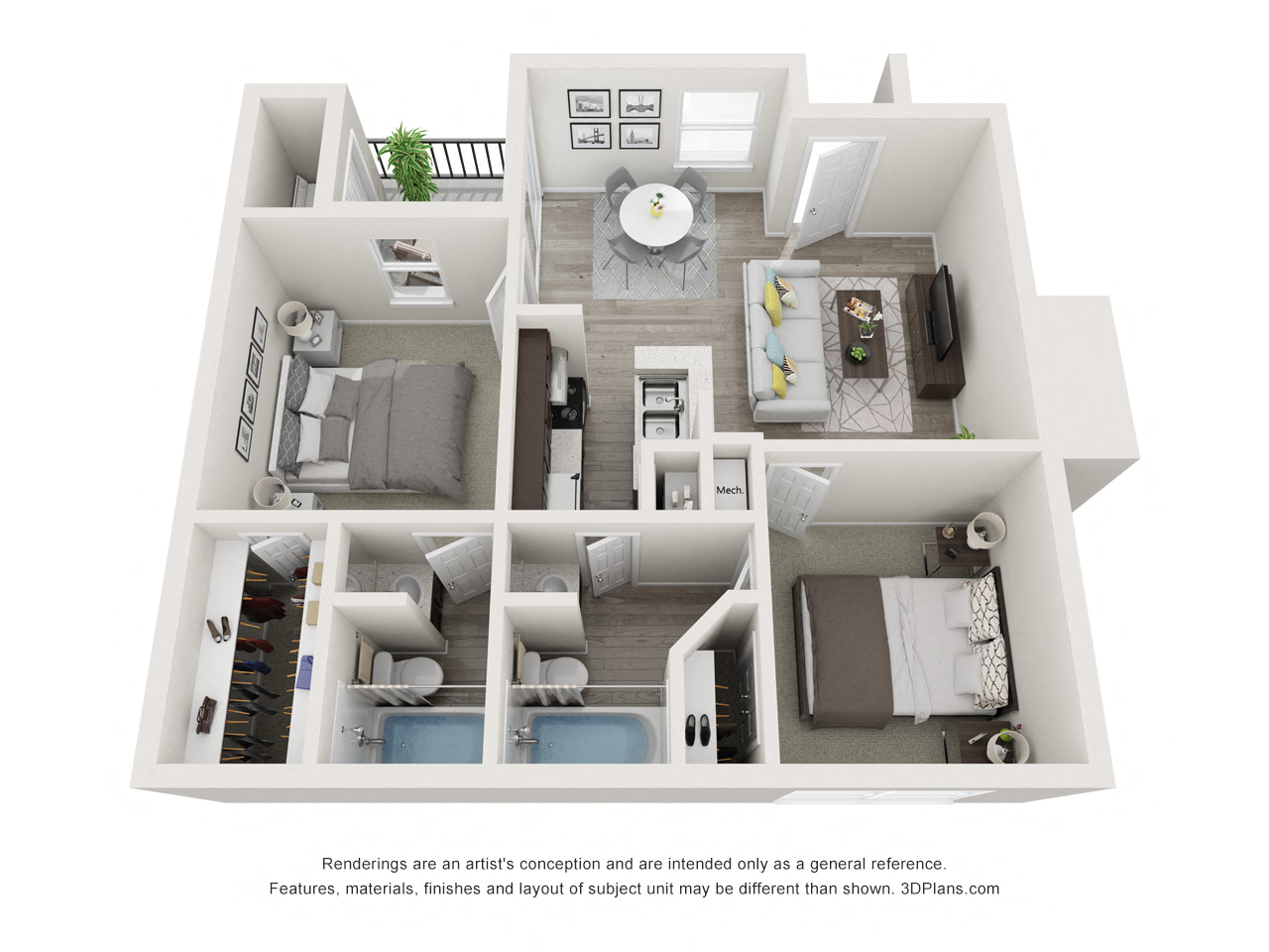 Floor plan layout diagram for Boxwood